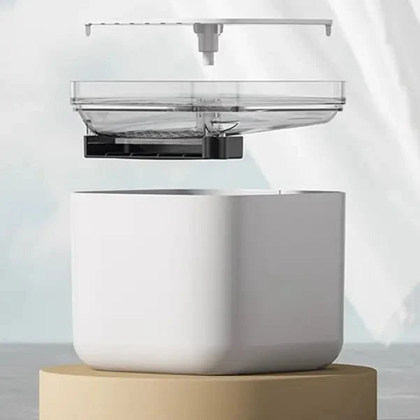 HydroPaws™ – Fontaine à eau silencieuse 3L avec filtre et LED pour chats et chiens