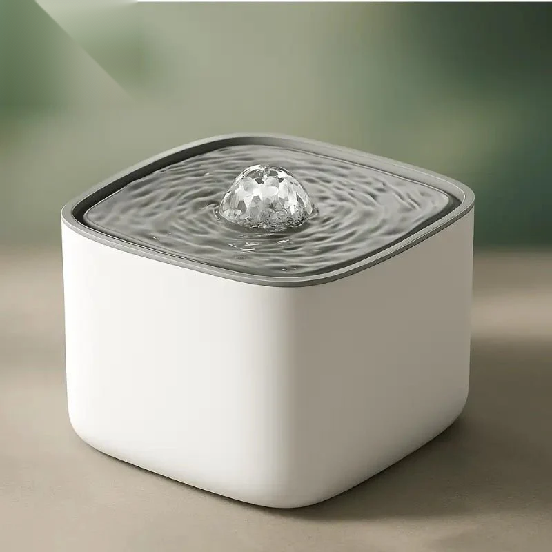 HydroPaws™ – Fontaine à eau silencieuse 3L avec filtre et LED pour chats et chiens