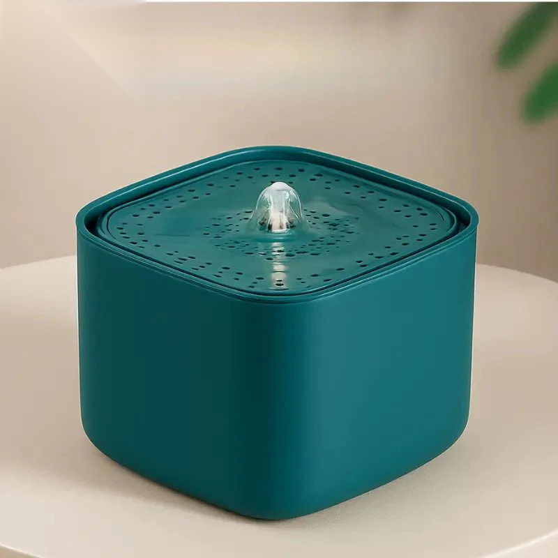 HydroPaws™ – Fontaine à eau silencieuse 3L avec filtre et LED pour chats et chiens