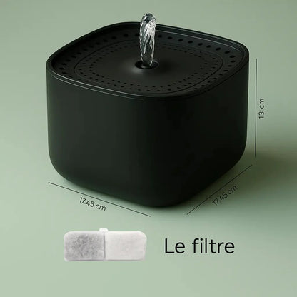HydroPaws™ – Fontaine à eau silencieuse 3L avec filtre et LED pour chats et chiens