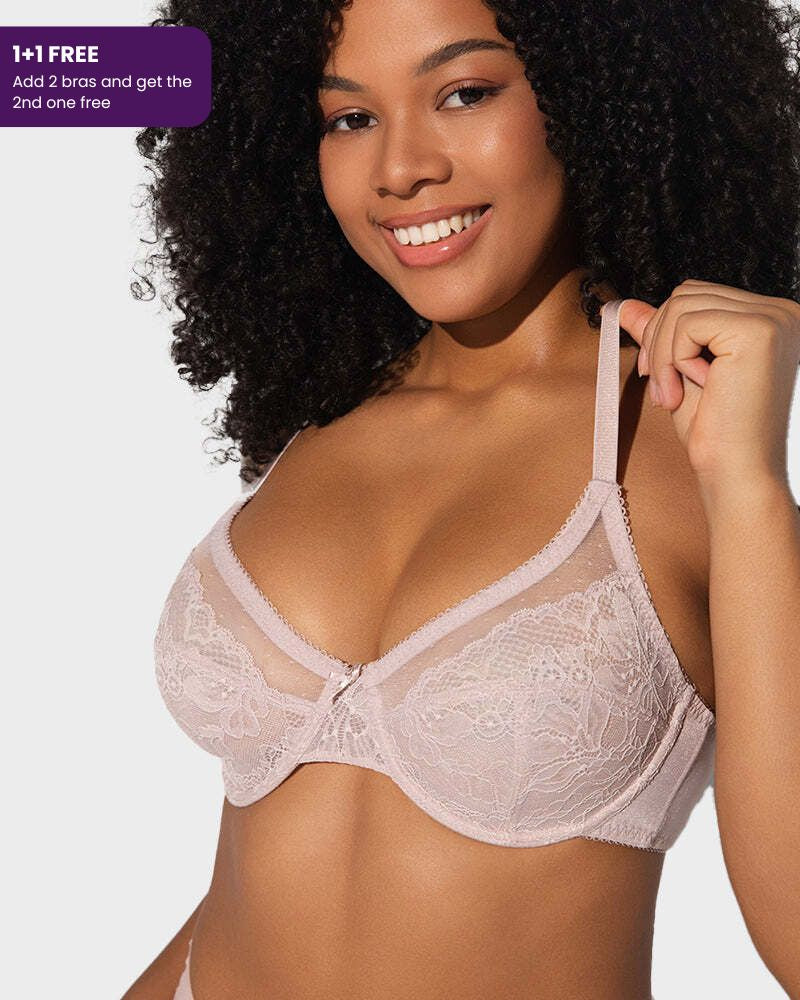 Soutien-gorge minimiseur couvrant en dentelle™