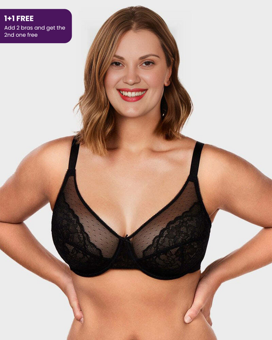Soutien-gorge minimiseur couvrant en dentelle™