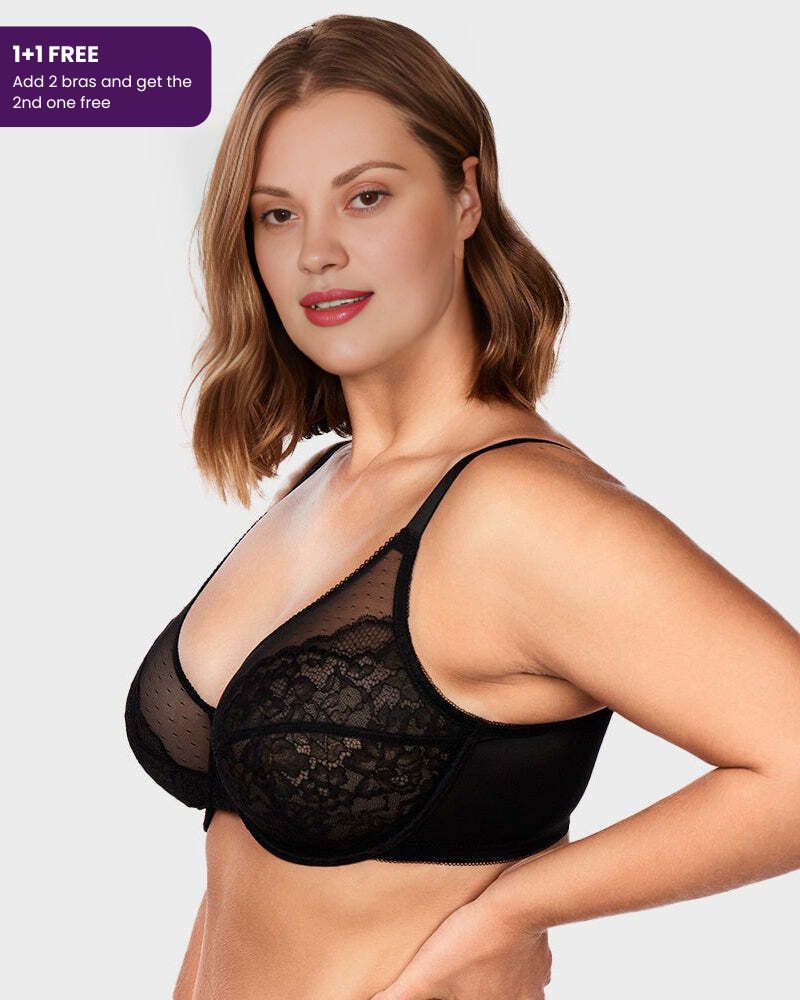 Soutien-gorge minimiseur couvrant en dentelle™