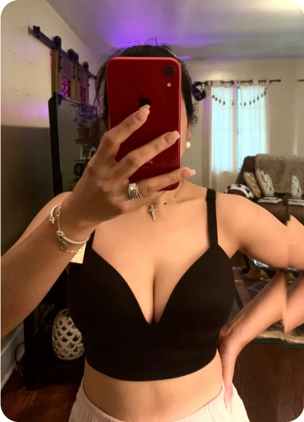 Cliente portant notre produit