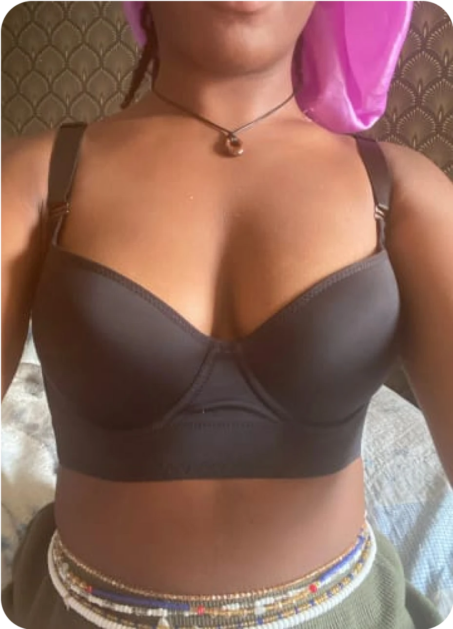 Cliente portant notre produit